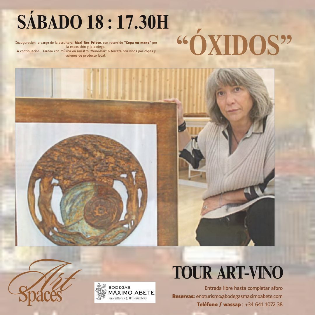 Tour art vino en Bodegas Máximo Abete en San Martín de Unx